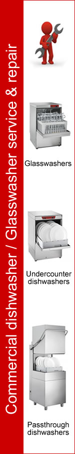 Dishwasher and glasswasher service